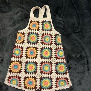 Zara crochet romper